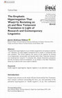 Research paper thumbnail of The Emphatic Hypernegation That Was(n’t): Revisiting οὐ μὴ and New Testament Translation in Light of Research and Contemporary Linguistics