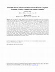 Research paper thumbnail of Do Public-Private Infrastructural Investments Promote Long-Run Economic Growth? Evidence from African Countries