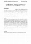 Research paper thumbnail of Building Legitimacy: The Role of Political Myths in the Presidential Campaigns of the Early 90s in Romania