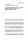 Research paper thumbnail of „Der Triumph der Vegetation ist total“ – eine Re-Lektüre  von Michel Houellebecqs "La carte et le territoire"  aus humanökologischer Perspektive