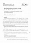 Research paper thumbnail of Promotion of Critical Reading through the Use of Political Cartoons