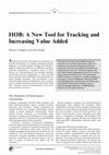 Research paper thumbnail of Hob: a New Tool for Tracking and IncreasingValueAdded