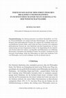 Research paper thumbnail of Tertium non datur? Der Streit zwischen Idealismus und Dogmatismus in Fichtes Versuch einer neuen Darstellung der Wissenschaftslehre