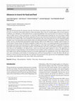 Research paper thumbnail of Advances in insects for food and feed