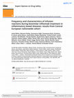 Research paper thumbnail of Frequency and Characteristics of Infusion Reactions during Biosimilar Infliximab Treatment in Inflammatory Bowel Diseases: results from Central European nationwide cohort