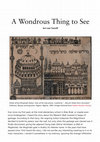 Research paper thumbnail of "A Wondrous Thing to See", Protocols 10: Temple (2021)