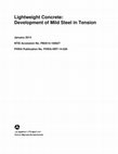 Research paper thumbnail of Lightweight Concrete: Development of Mild Steel in Tension