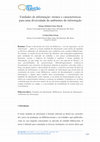 Research paper thumbnail of Unidades de informação: termos e características para uma diversidade de ambientes de informação