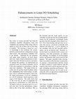 Research paper thumbnail of Enhancements to Linux I/O Scheduling