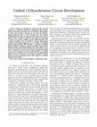 Research paper thumbnail of Unified (A)Synchronous Circuit Development