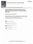 Research paper thumbnail of Study of dugout canoes from the coast of La Plata river and the islands of the Paraná Delta, Argentina