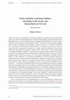 Research paper thumbnail of Urban Aesthetics and Soma-Politics: On Bodies in the Streets: The Somaesthetics of City Life: Book Review