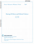 Research paper thumbnail of Sharing Oil Rents and Political Violence