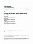 Research paper thumbnail of Discovering the Leader Within: Learning Leadership through Service (2nd Edition)