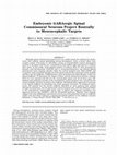 Research paper thumbnail of Embryonic GABAergic spinal commissural neurons project rostrally to mesencephalic targets