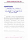 Research paper thumbnail of Terrorists' activities on-line during CoViD-19 pandemic - the European perspective