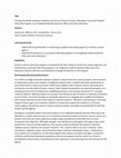 Research paper thumbnail of Crossing the Border between Academia and Forensic Science Practice: Managing a Successful Student Internship Program in an Integrated Medical Examiner Office and Crime Laboratory Authors