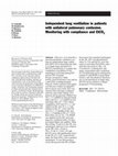 Research paper thumbnail of Independent lung ventilation in patients with unilateral pulmonary contusion. Monitoring with compliance and EtCO 2