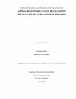 Research paper thumbnail of Epizootological Studies and Diagnostic Approaches towards Cattle Brucellosis in the Smallholder Dairy Sector of Zimbabwe