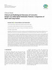 Research paper thumbnail of Clinical and Radiological Outcomes of Corrective Surgery on Adult Spinal Deformity Patients: Comparison of Short and Long Fusion