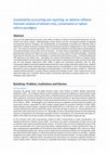 Research paper thumbnail of Sustainability accounting and reporting: an ablative reflexive thematic analysis of climate crisis, conservative or radical reform paradigms