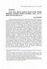 Research paper thumbnail of Birinci Juderia Dr Siren Bora Kitap Tanıtımı