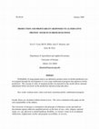 Research paper thumbnail of Production and Profitability Responses to Alternative Protein Sources and Levels in Broiler Rations