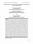 Research paper thumbnail of Effect of Knowledge Conversion and Knowledge Application on Performance of Commercial Banks in Kenya