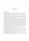 Research paper thumbnail of Nature of Time