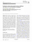 Research paper thumbnail of Freshwater systems and ecosystem services: Challenges and chances for cross-fertilization of disciplines