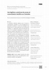 Research paper thumbnail of Uso legítimo y prácticas de acceso al conocimiento científico en Colombia