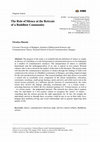 Research paper thumbnail of The Role of Silence at the Retreats of a Buddhist Community