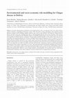 Research paper thumbnail of Environmental and socio-economic risk modelling for Chagas disease in Bolivia