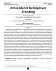 Research paper thumbnail of Antecedents to Employer Branding