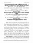 Research paper thumbnail of Bottom-Up Framework for Experiential & Project-Based 4-Year BS Entrepreneurship Program: An Intrapreneurial Conceptualization at Institute of Business Management (IOBM)