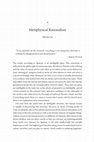 Research paper thumbnail of Metaphysical Rationalism