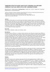 Research paper thumbnail of Application of the FAO model AquaCrop for estimating crop yield under conditions of soil water deficit stress in the Cambodian lowlands