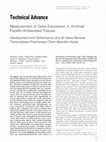 Research paper thumbnail of Measurement of Gene Expression in Archival Paraffin-Embedded Tissues