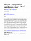 Research paper thumbnail of Pop vs rock: A comparison study of managing sessions in the recording studio and the influences of genre

By Phil Harding and Nyssim Lefford