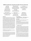 Research paper thumbnail of MNIST classification using Neuromorphic Nanowire Networks