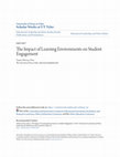 Research paper thumbnail of The Impact of Learning Environments on Student Engagement