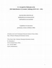 Research paper thumbnail of Capabilities for Innovation: Preliminary Results on Hellenic SMEs