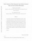 Research paper thumbnail of Lattice statistics in three dimensions: Solution of layered dimer and layered domain wall models