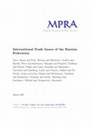 Research paper thumbnail of International Trade Issues of the Russian Federation