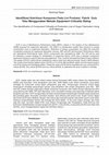 Research paper thumbnail of Identifikasi Kekritisan Komponen Pada Lini Produksi Pabrik Gula Tebu Menggunakan Metode Equipment Criticality Rating