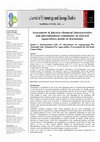 Research paper thumbnail of Assessment of physico-chemical characteristics and phytoplankton community in selected aquaculture ponds in Karnataka