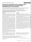 Research paper thumbnail of [Information and active patient participation using an interactive booklet in the prescription of antihypertensive drugs in primary care]