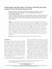 Research paper thumbnail of Self-perception and Body Image Associations with Body Mass Index among 8-10-year-old African American Girls