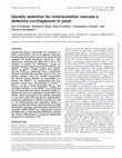 Research paper thumbnail of Genetic selection for mistranslation rescues a defective co-chaperone in yeast