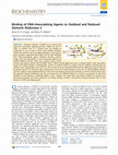 Research paper thumbnail of Binding of DNA-Intercalating Agents to Oxidized and Reduced Quinone Reductase 2